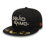 New Era - 59FIFTY Fitted Cap - SQUID GAME - REAR HIT - Black - Headz Up 