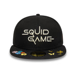 New Era - 59FIFTY Fitted Cap - SQUID GAME - REAR HIT - Black - Headz Up 