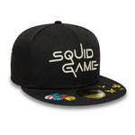 New Era - 59FIFTY Fitted Cap - SQUID GAME - REAR HIT - Black - Headz Up 