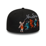 New Era - 59FIFTY Fitted Cap - SQUID GAME - REAR HIT - Black - Headz Up 