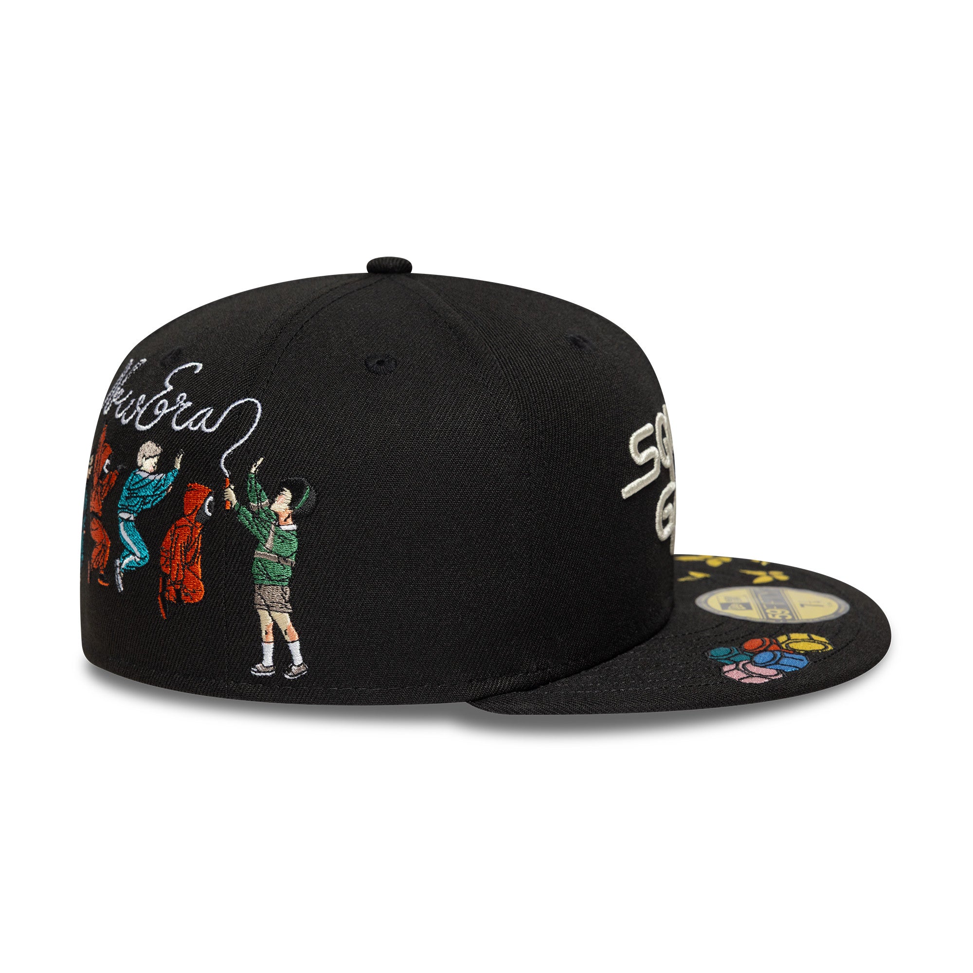 New Era - 59FIFTY Fitted Cap - SQUID GAME - REAR HIT - Black - Headz Up 