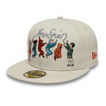 New Era - 59FIFTY Fitted Cap - SQUID GAME - SKIPPING - Stone - Headz Up 