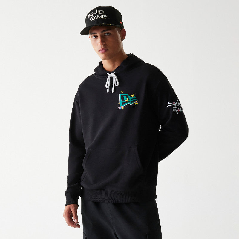 New Era - SQUID GAME Oversized Hoodie - Black - Headz Up 