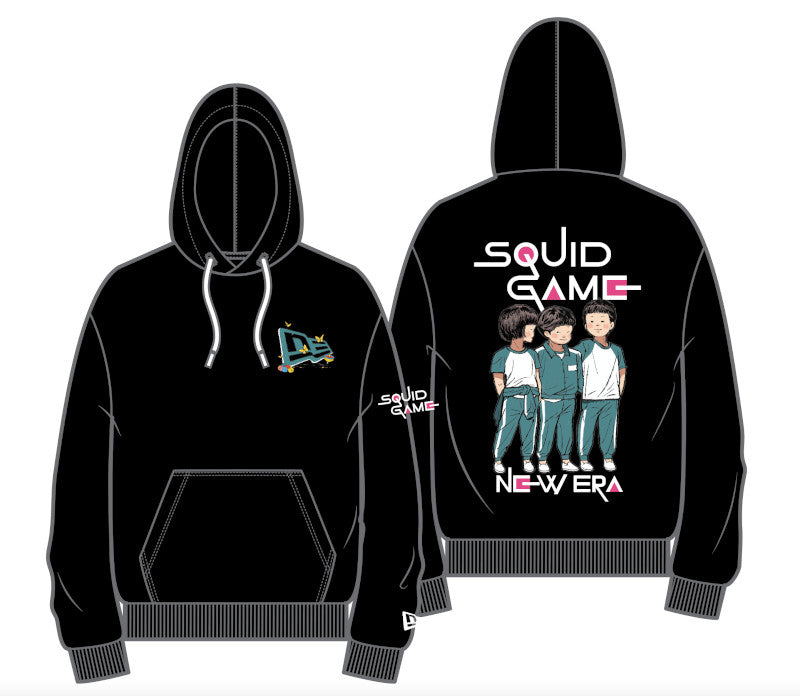 New Era - SQUID GAME Oversized Hoodie - Black - Headz Up 