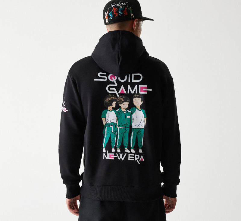 New Era - SQUID GAME Oversized Hoodie - Black - Headz Up 