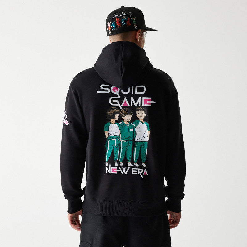 New Era - SQUID GAME Oversized Hoodie - Black - Headz Up 