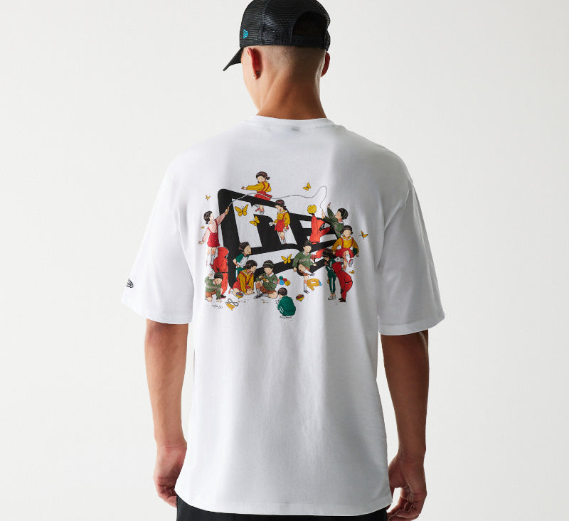New Era - SQUID GAME Graphic Tee - White - Headz Up 