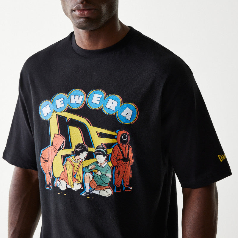 New Era - SQUID GAME Graphic Tee - Black - Headz Up 