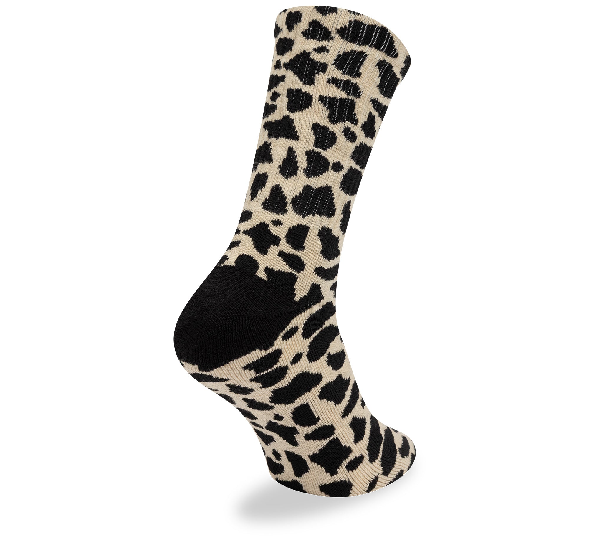 New Era - MLB Leopard Crew Socks - 1 Pack - New York Yankees - Black/Camel - Headz Up 
