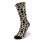 New Era - MLB Leopard Crew Socks - 1 Pack - New York Yankees - Black/Camel - Headz Up 