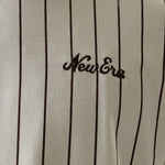 New Era - NE PINSTRIPE TEE - Light Beige - Headz Up 