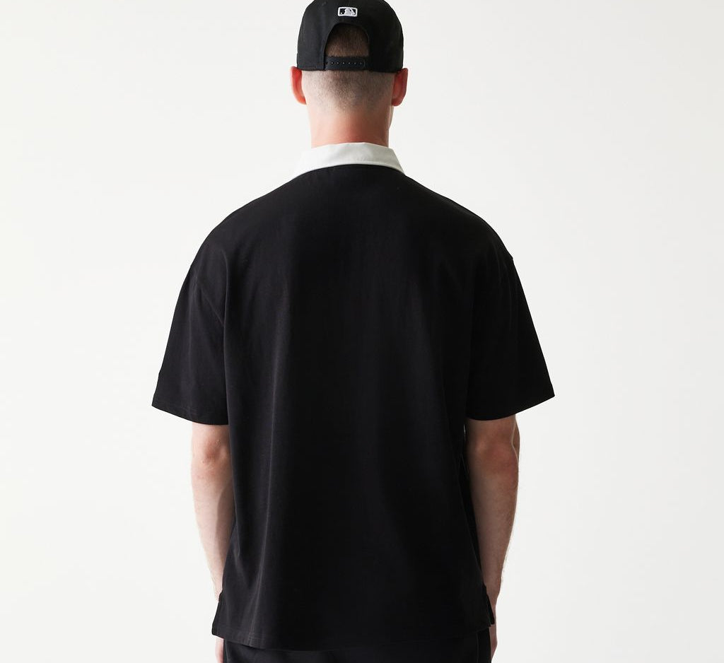 New Era - MLB Oversized Polo - New York Yankees - Black - Headz Up 