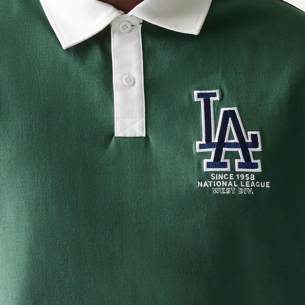 New Era - MLB Oversized Polo - Los Angeles Dodgers - Green - Headz Up 