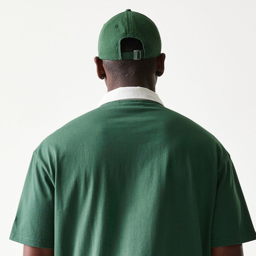 New Era - MLB Oversized Polo - Los Angeles Dodgers - Green - Headz Up 