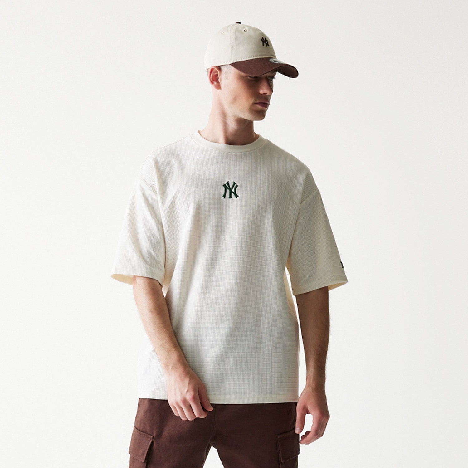 New Era - MLB WAFFLE OS TEE - NEW YORK Yankees - White - Headz Up 