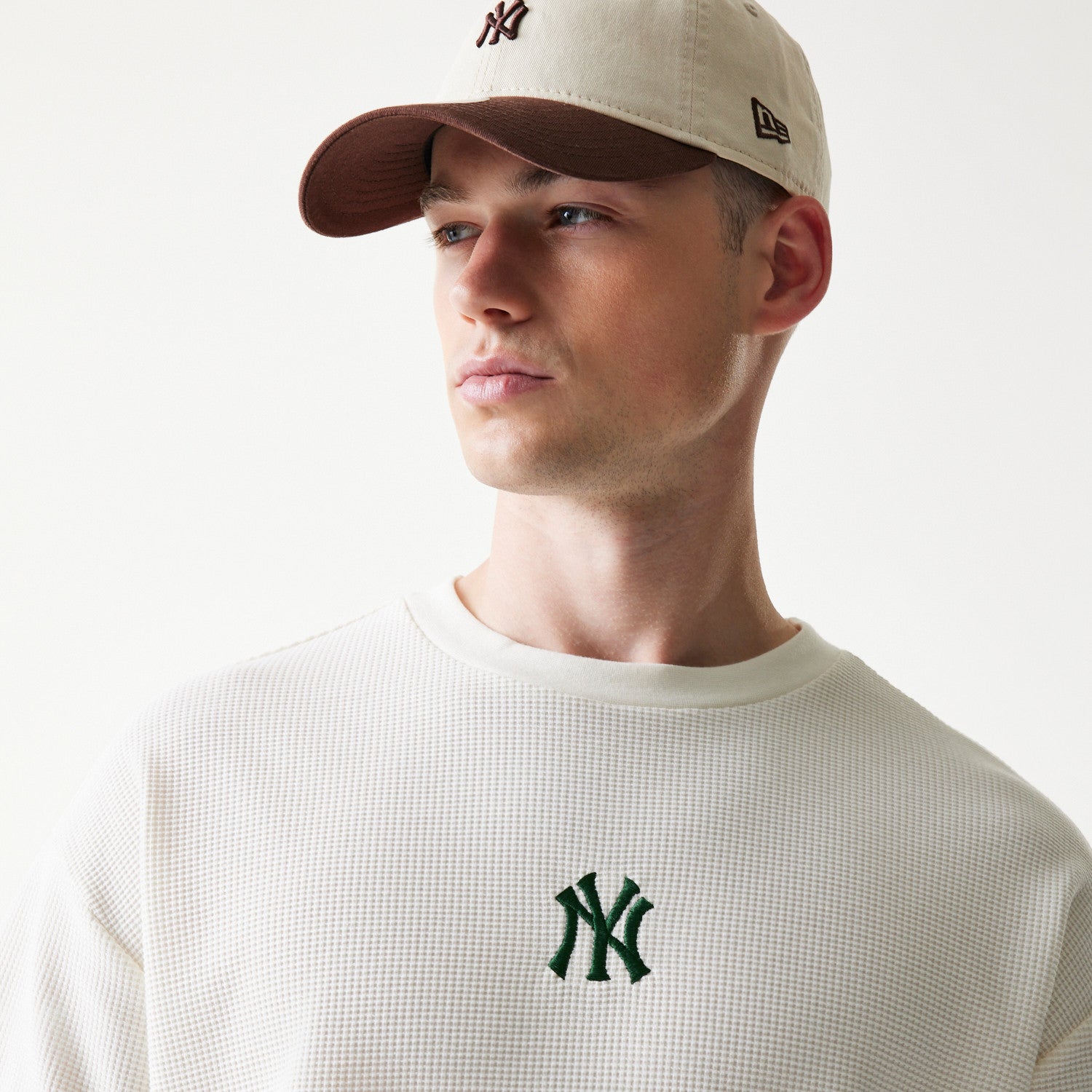 New Era - MLB WAFFLE OS TEE - NEW YORK Yankees - White - Headz Up 