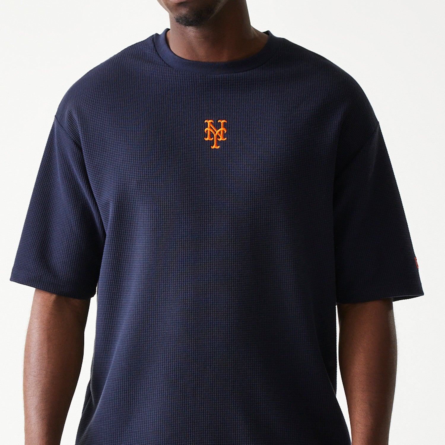 New Era - MLB WAFFLE OS TEE - NEW YORK METS - Navy - Headz Up 