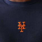 New Era - MLB WAFFLE OS TEE - NEW YORK METS - Navy - Headz Up 