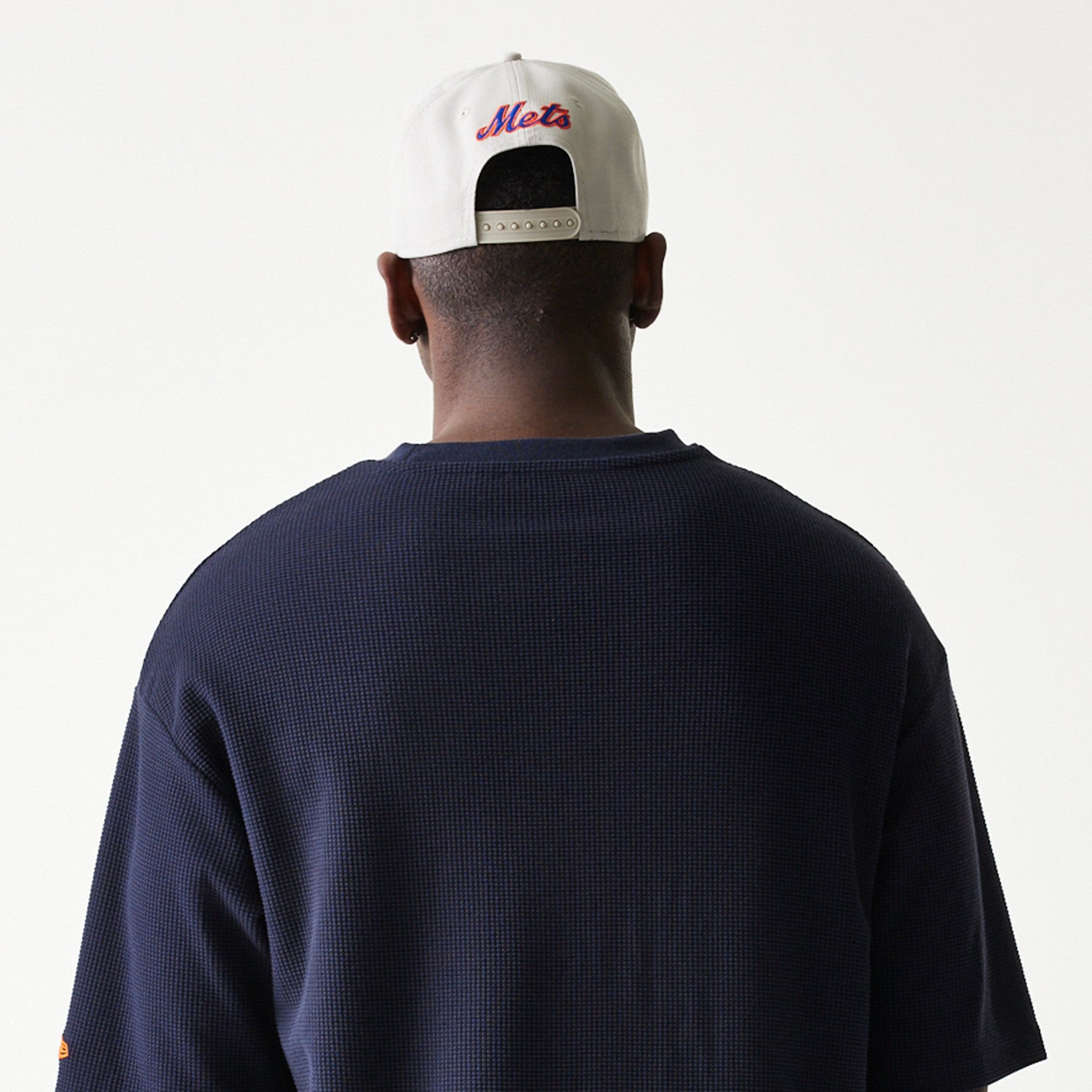 New Era - MLB WAFFLE OS TEE - NEW YORK METS - Navy - Headz Up 