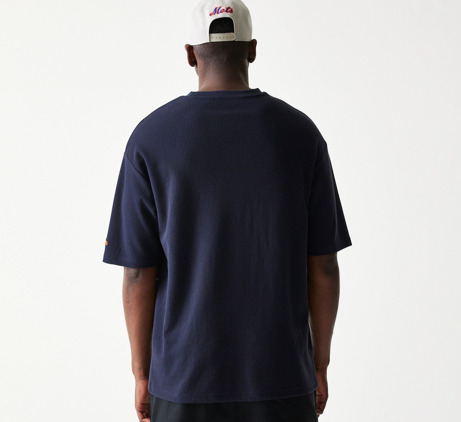 New Era - MLB WAFFLE OS TEE - NEW YORK METS - Navy - Headz Up 