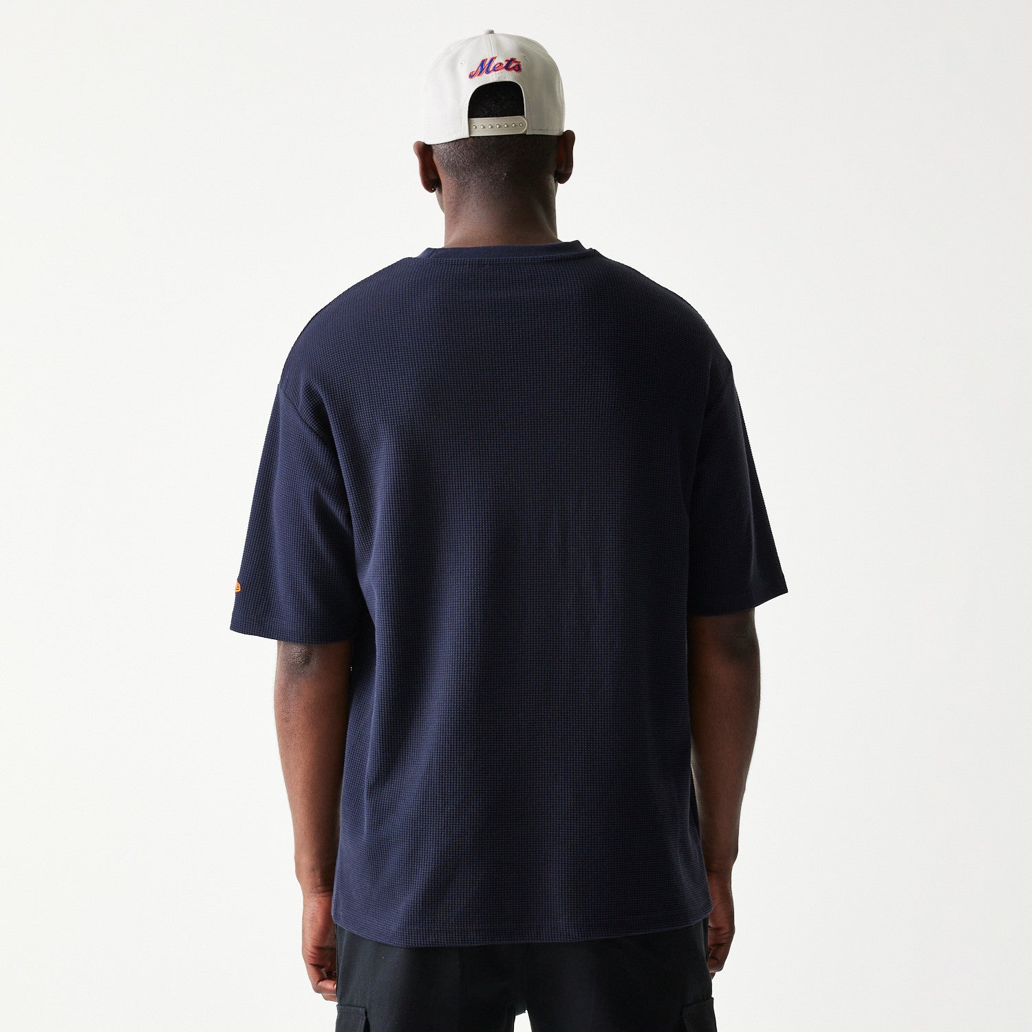 New Era - MLB WAFFLE OS TEE - NEW YORK METS - Navy - Headz Up 