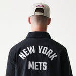 New Era - MLB COACHES JACKET - New York Mets - Black - Headz Up 
