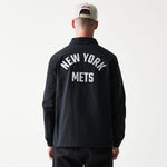 New Era - MLB COACHES JACKET - New York Mets - Black - Headz Up 