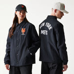 New Era - MLB COACHES JACKET - New York Mets - Black - Headz Up 