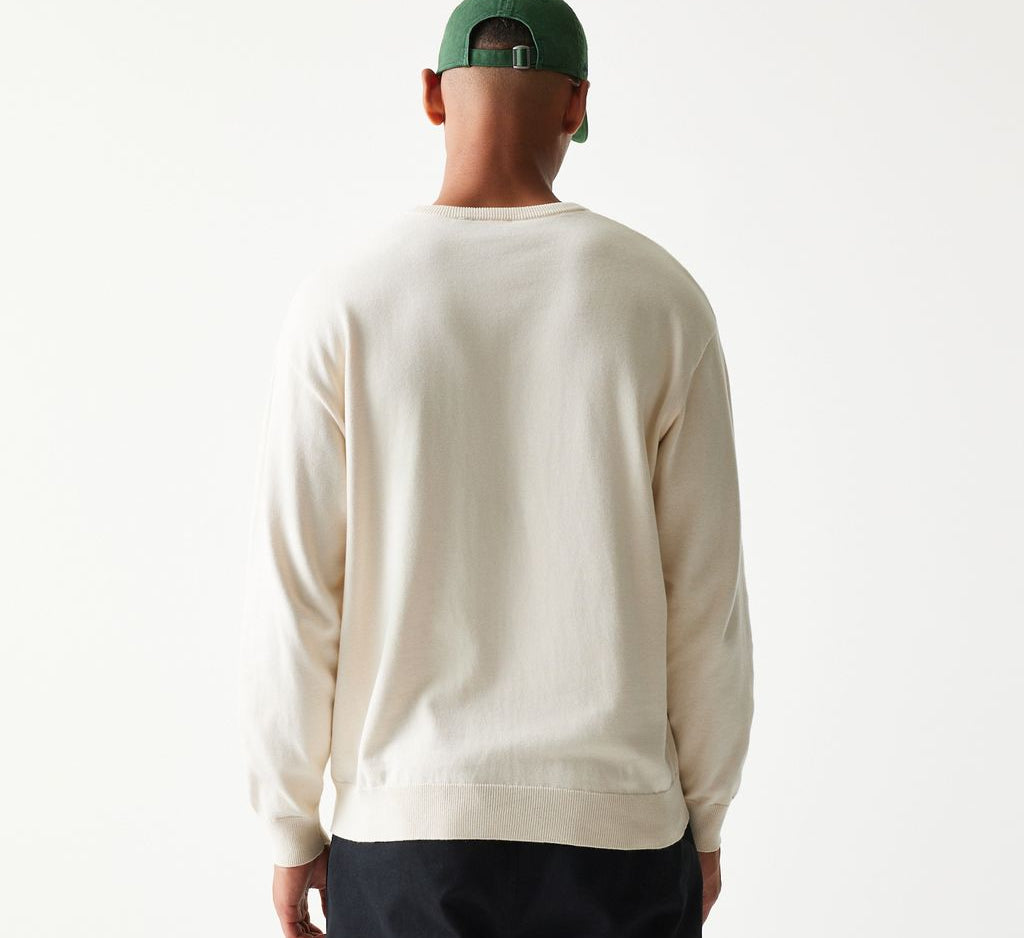 New Era - MLB ESSENTIAL KNIT SWEATER - Los Angeles Dodgers - Off White - Headz Up 