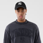New Era - MLB WASHED BOXY Tee - New York Yankees - Black - Headz Up 