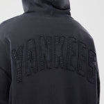 New Era - MLB WASHED FZ HOODIE - New York Yankees - Black - Headz Up 
