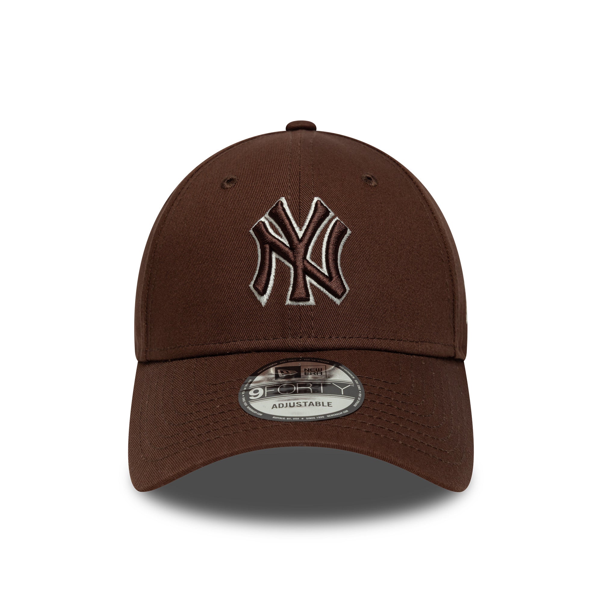 New Era - 9FORTY - TEAM OUTLINE - New York Yankees - Dark Brown - Headz Up 
