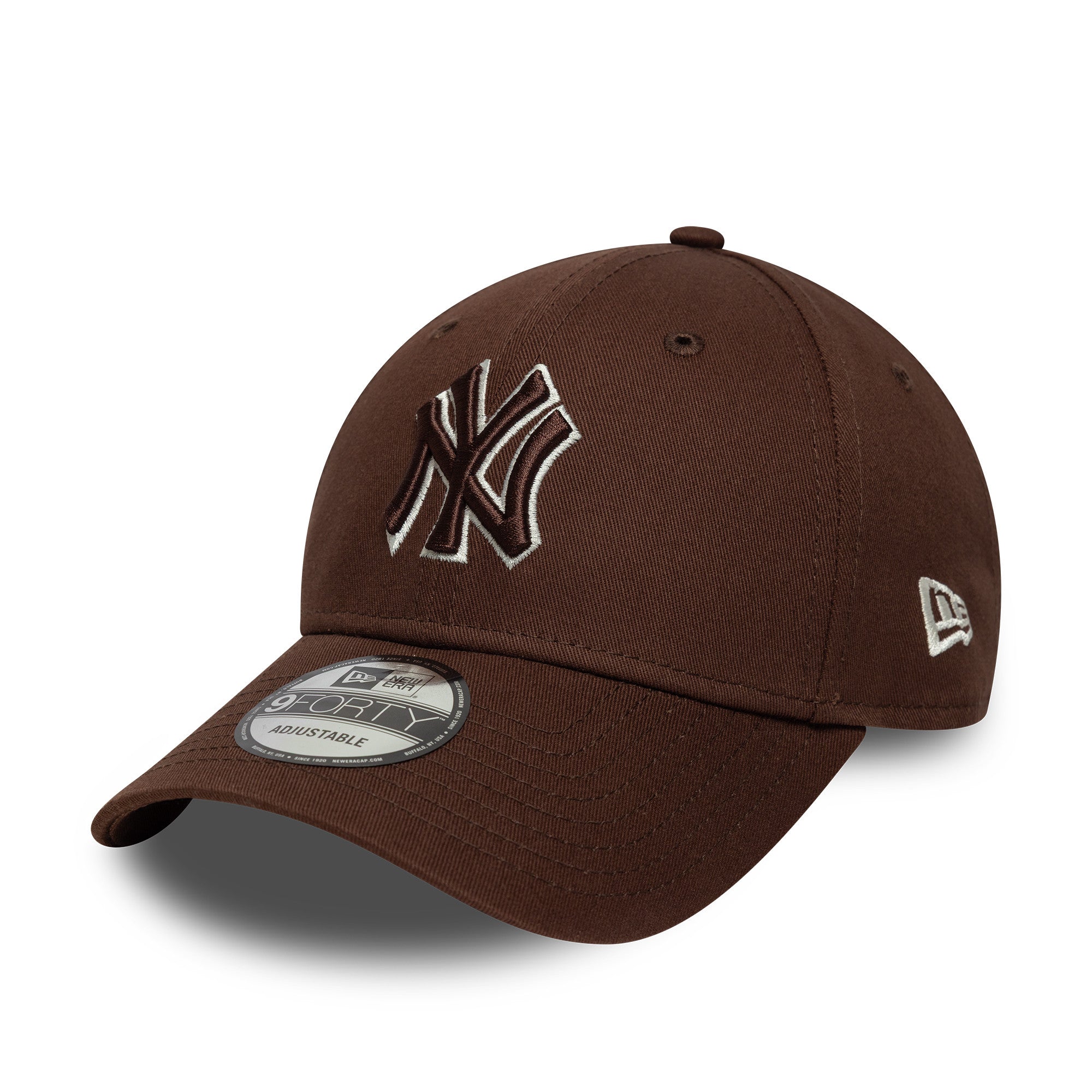 New Era - 9FORTY - TEAM OUTLINE - New York Yankees - Dark Brown - Headz Up 
