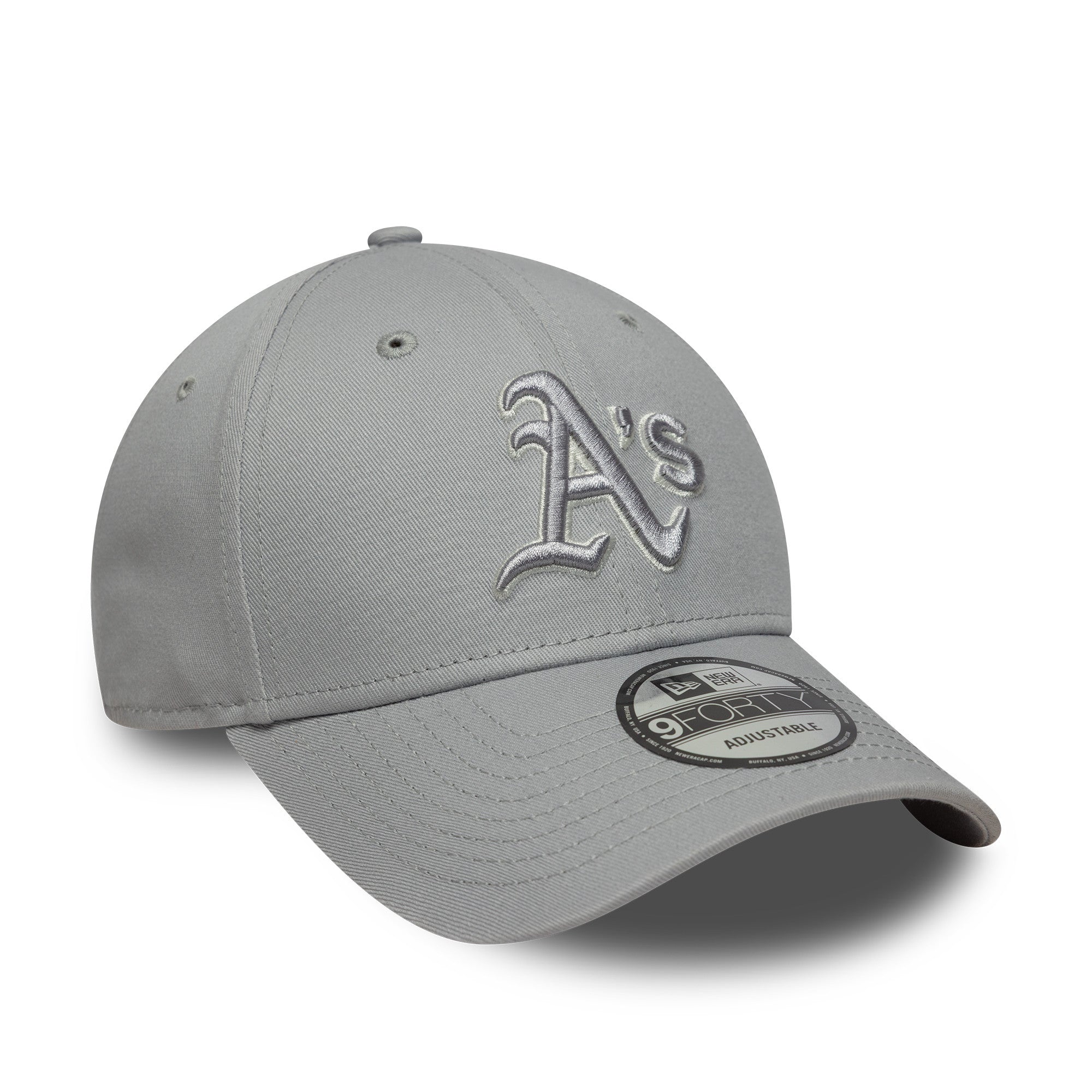 New Era - 9FORTY - TEAM OUTLINE - Oakland Athletics - Grey - Headz Up 