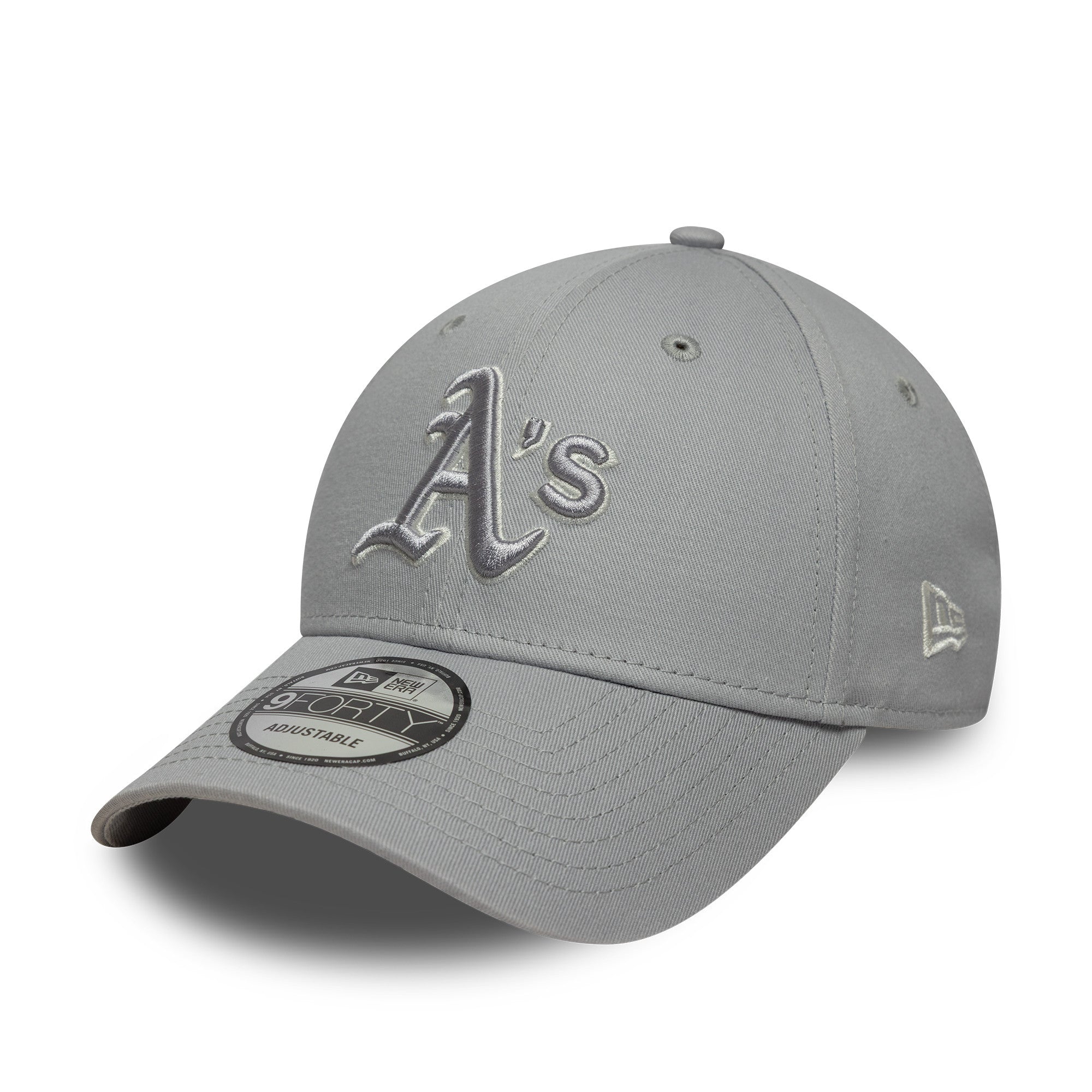 New Era - 9FORTY - TEAM OUTLINE - Oakland Athletics - Grey - Headz Up 