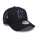 New Era - New YorkYankees - OUTLINE - E-Frame Trucker Cap - Navy - Headz Up 