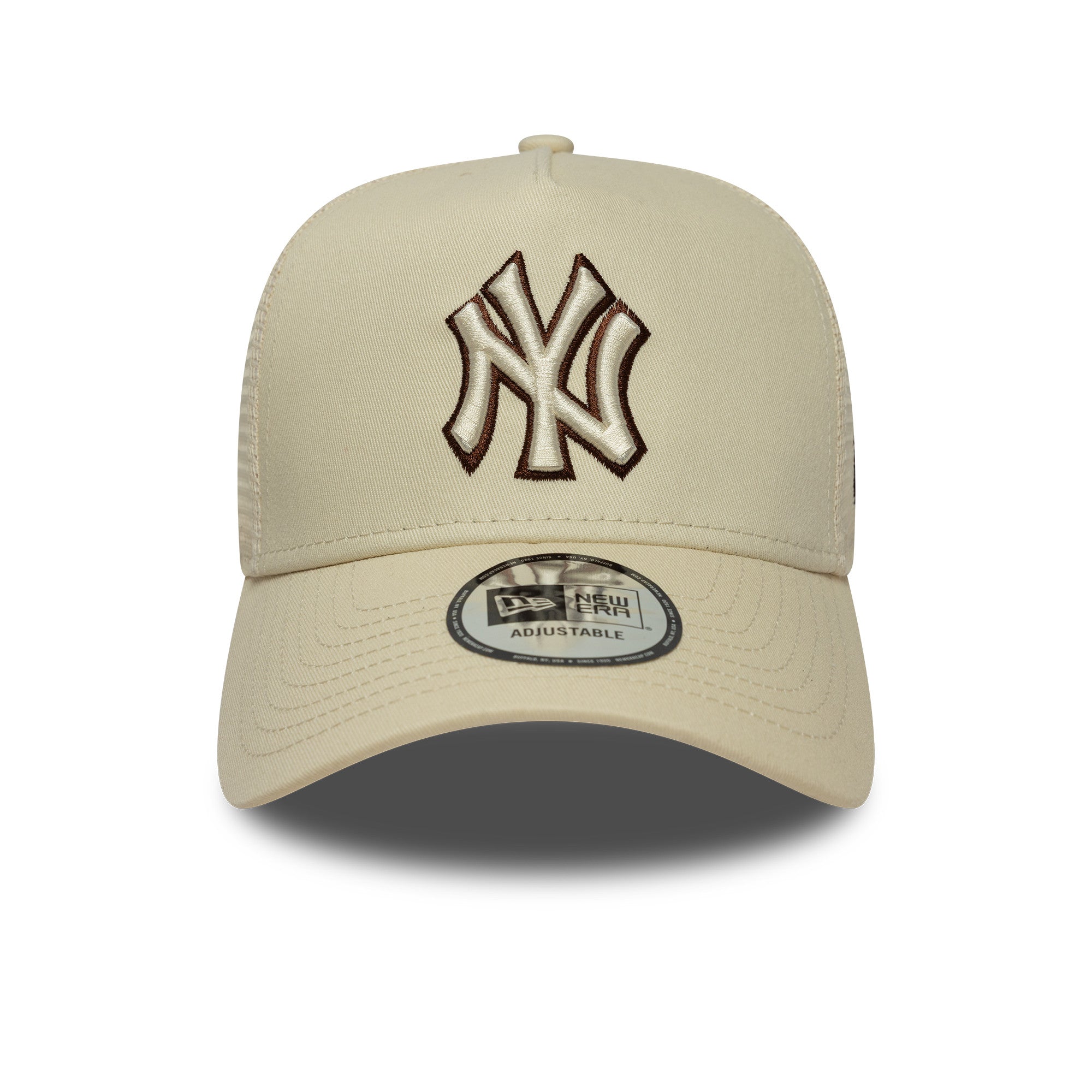 New Era - New YorkYankees - OUTLINE - E-Frame Trucker Cap - Stone - Headz Up 