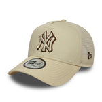 New Era - New YorkYankees - OUTLINE - E-Frame Trucker Cap - Stone - Headz Up 