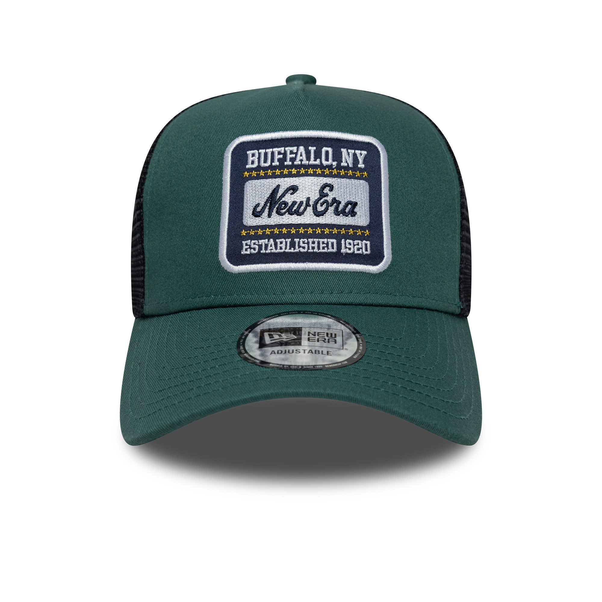 New Era - NE PATCH - Trucker Cap - Dark Green - Headz Up 