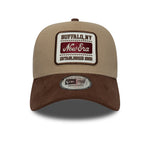 New Era - NE PATCH SUEDE - E-Frame Cap - Beige/Brown - Headz Up 