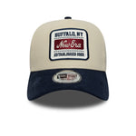 New Era - NE PATCH SUEDE - E-Frame Cap - Stone/Navy - Headz Up 