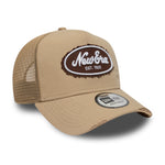 New Era - OVAL CANVAS DISTRESSED - Trucker Cap - Camel - Headz Up 