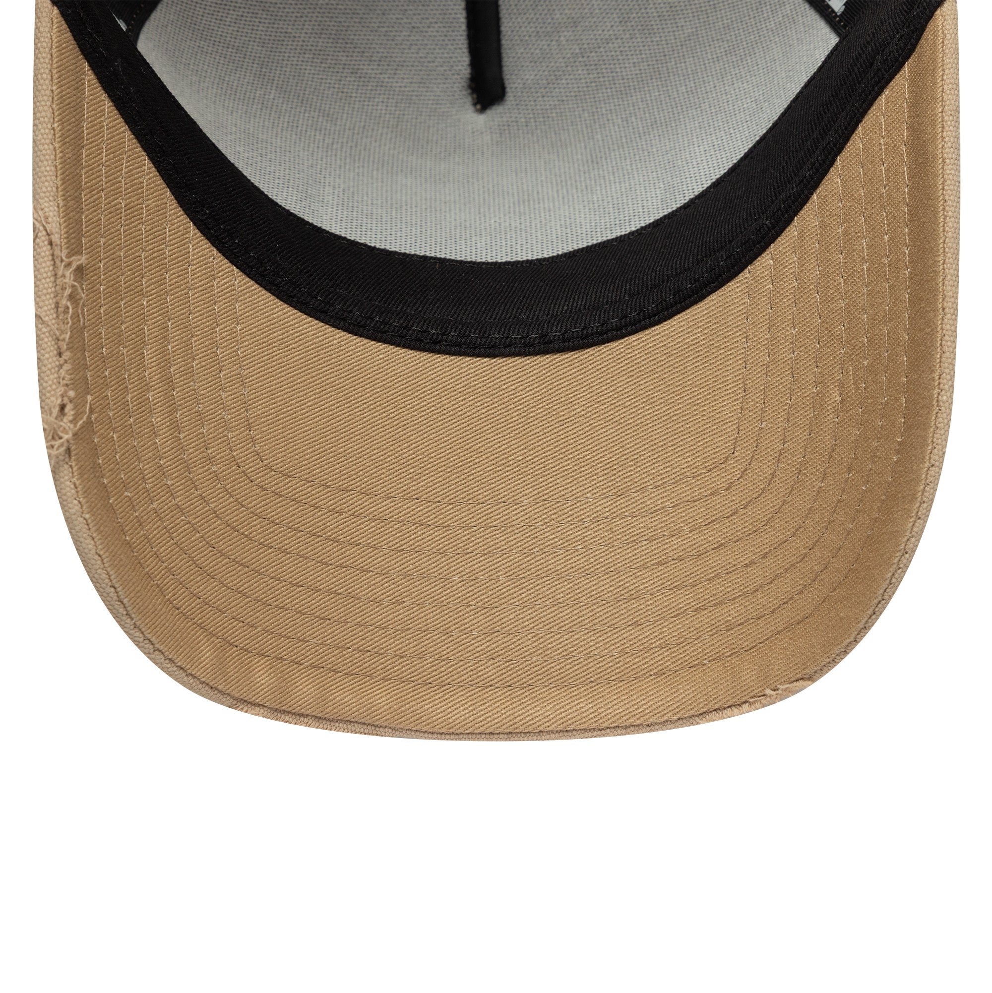 New Era - OVAL CANVAS DISTRESSED - Trucker Cap - Camel - Headz Up 