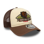 New Era - NE Graphic M-Crown - Trucker Cap - Stone/Brown - Headz Up 