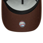 New Era - Los Angeles Dodgers - Outline Script - E-Frame Cap - Dark Brown - Headz Up 