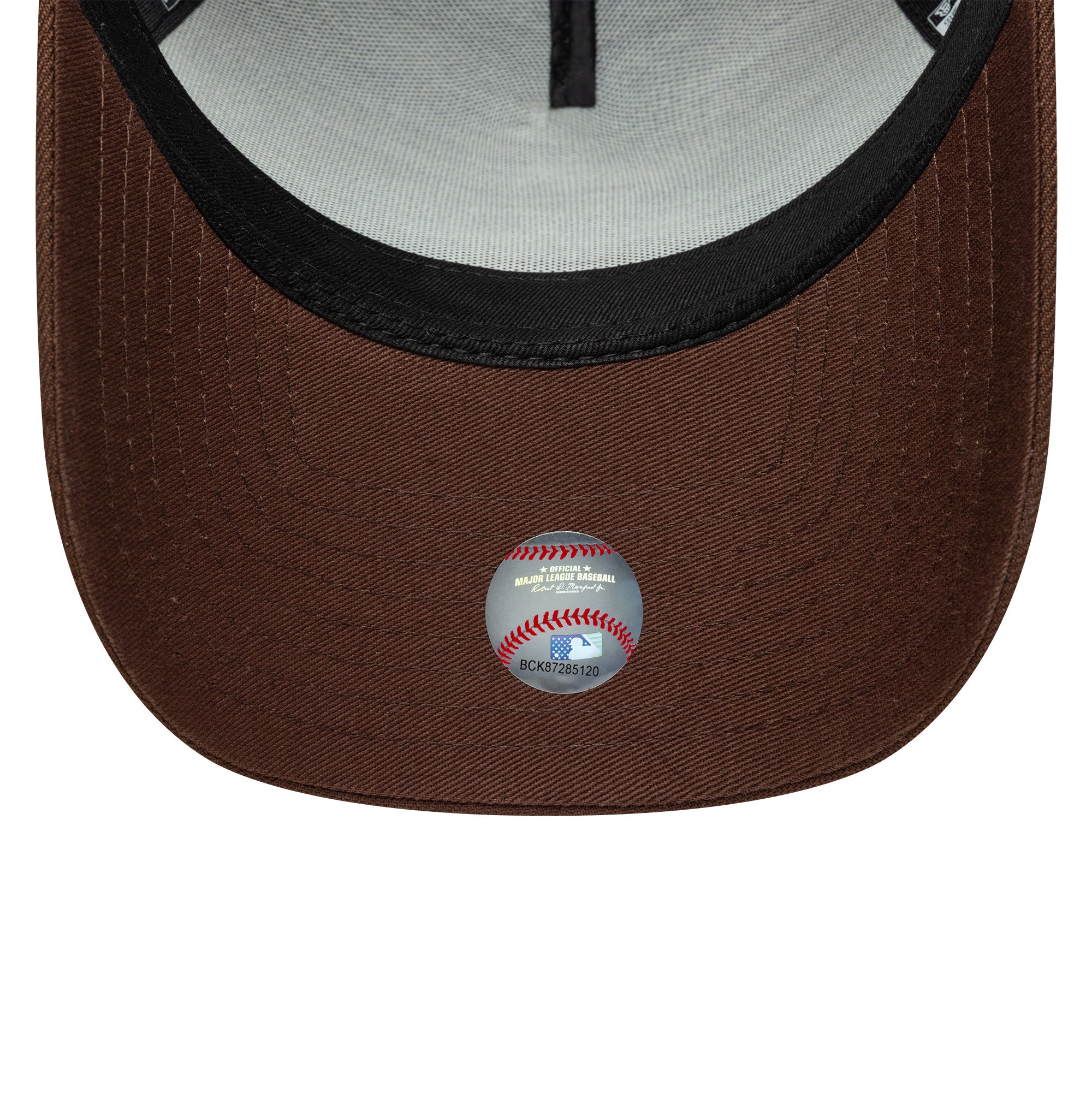 New Era - Los Angeles Dodgers - Outline Script - E-Frame Cap - Dark Brown - Headz Up 