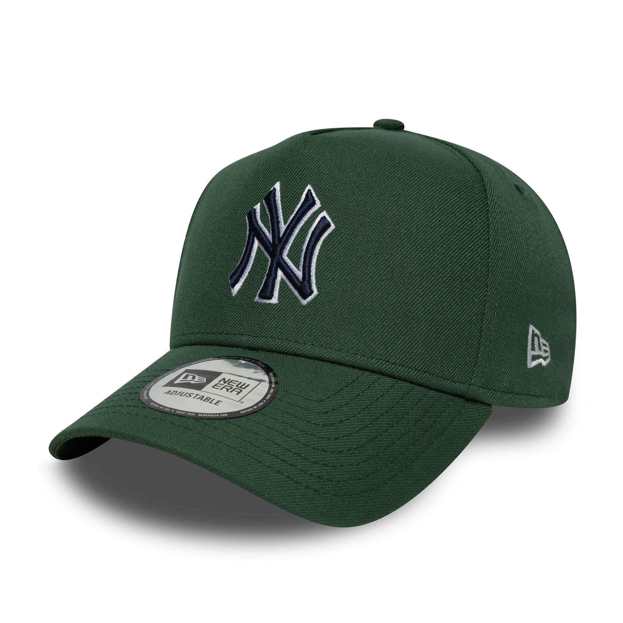 New Era - New York Yankees - Outline Script - E-Frame Cap - Dark Green - Headz Up 