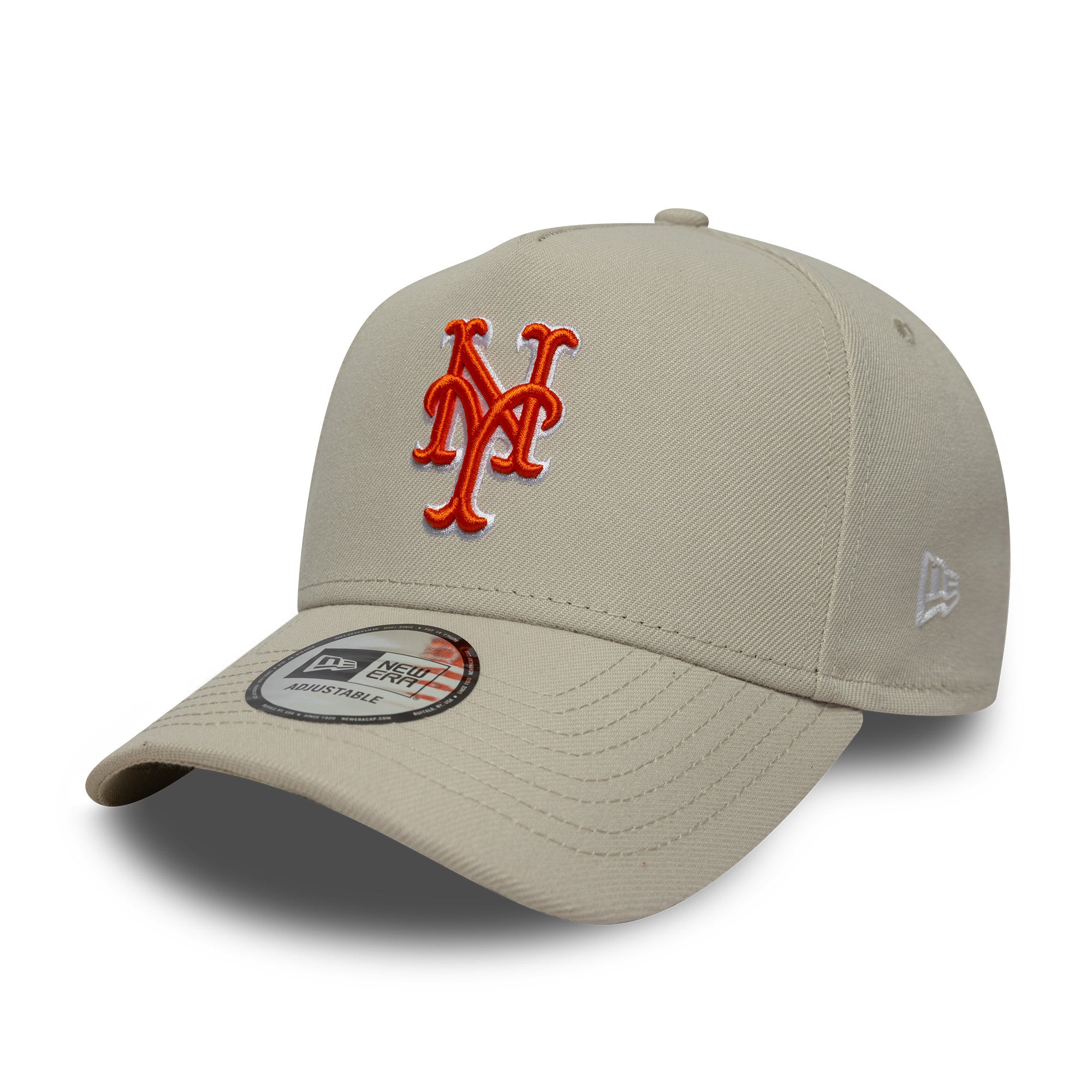 New Era - New York Mets - Outline Script - E-Frame Cap - Stone - Headz Up 