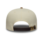 New Era - 9FIFTY A-frame Strapback - Los Angeles Dodgers SUEDE VISOR - Stone/Light Brown - Headz Up 
