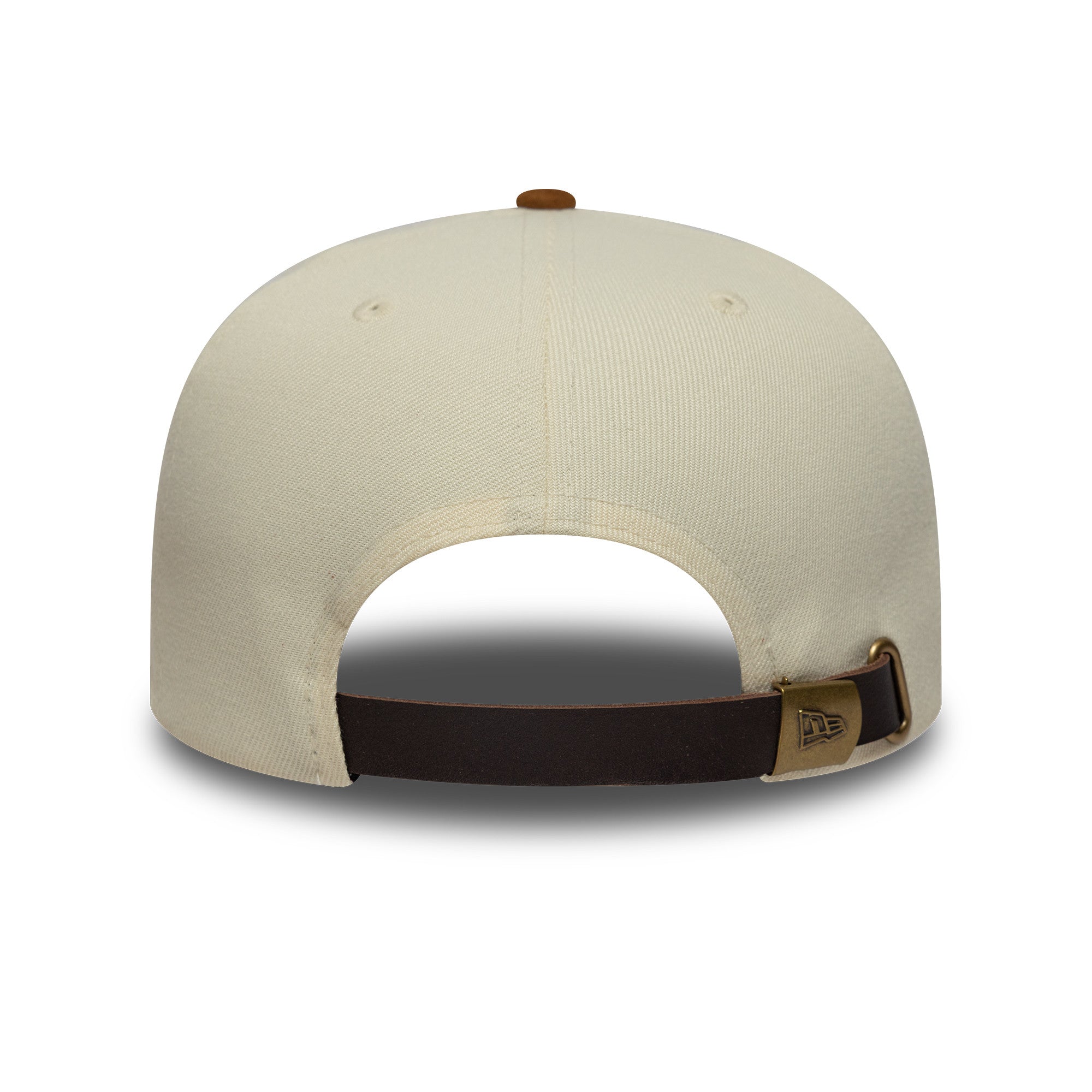 New Era - 9FIFTY A-frame Strapback - Los Angeles Dodgers SUEDE VISOR - Stone/Light Brown - Headz Up 